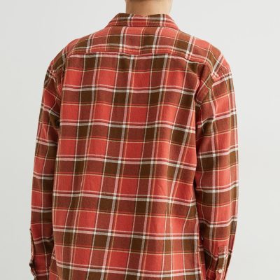 Relaxed Fit Plaid Flannel Shirt