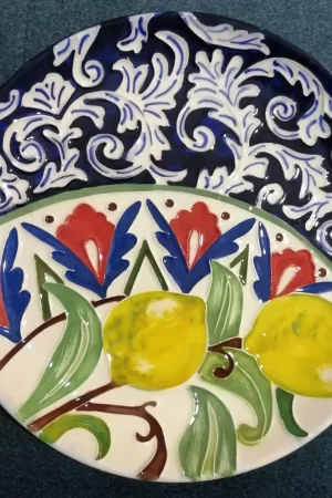 Limon temalı tabak